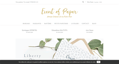 Desktop Screenshot of eventofpaper.com